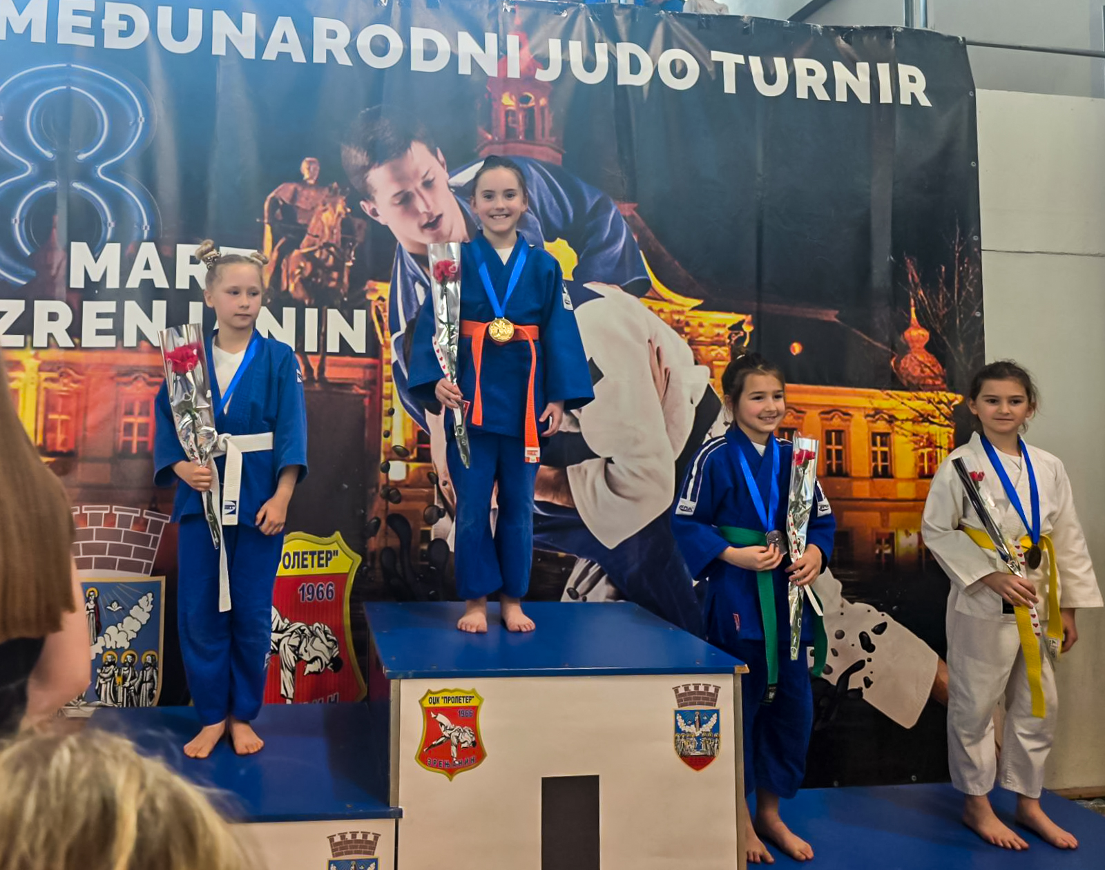 Džudisti pančevačkog Dinama osvojili su šest medalja na turniru 8. mart u Zrenjaninu